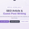 SEO Article Writing & Guest Post Content Creation Service